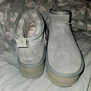 rare sage platform uggs